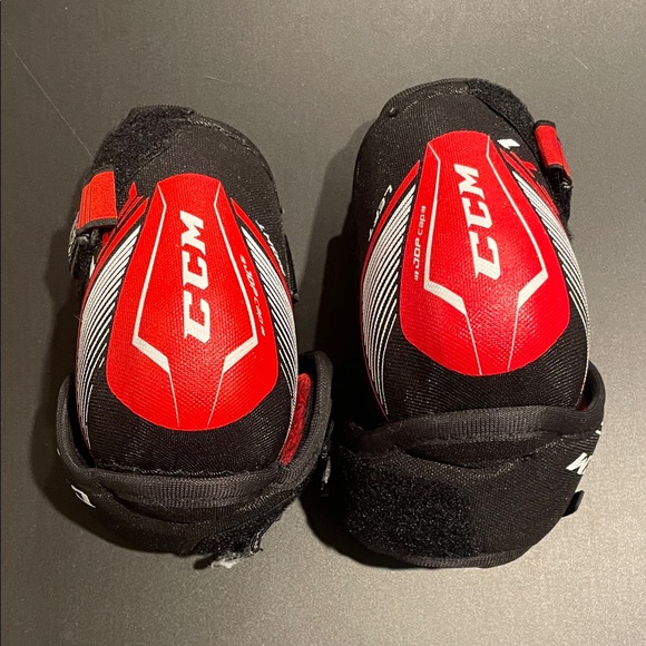 CCM Other - CCM Black and Red Protective Elbow Pads Size Child Large